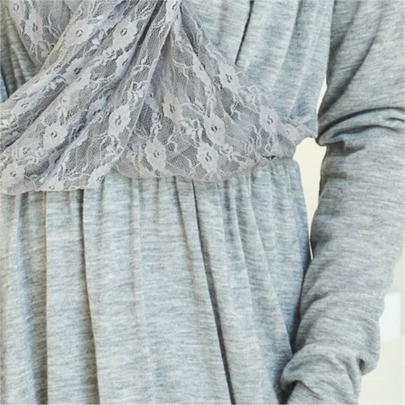 NEW Ryu A’reve Drape Lace Front Dress - Picture 4 of 4